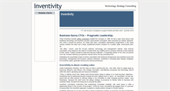 Desktop Screenshot of inventivity.com